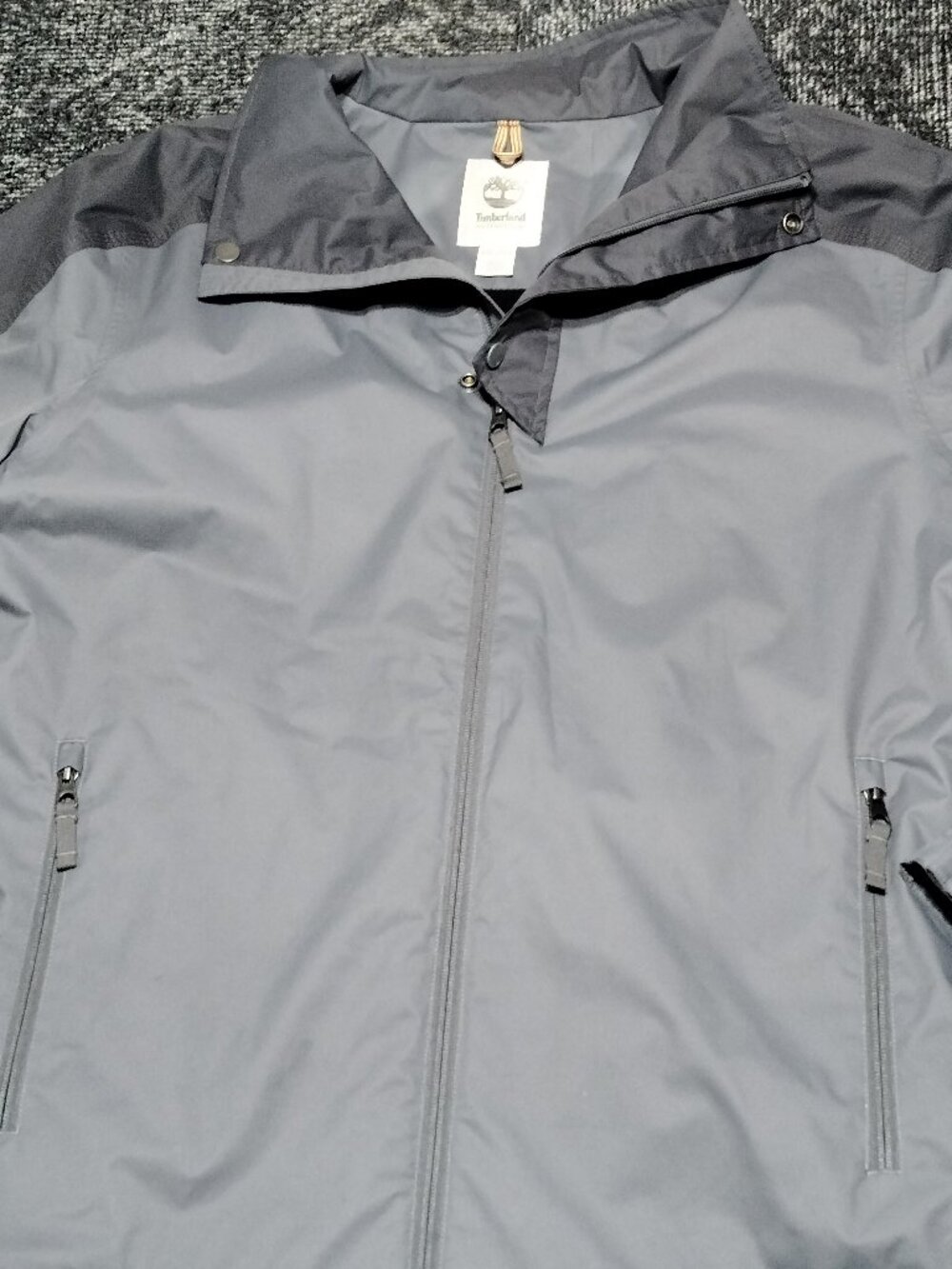 Timberland Men’s Waterproof Fleece lined Windbreaker Jacket Full Zip XXL NWOT